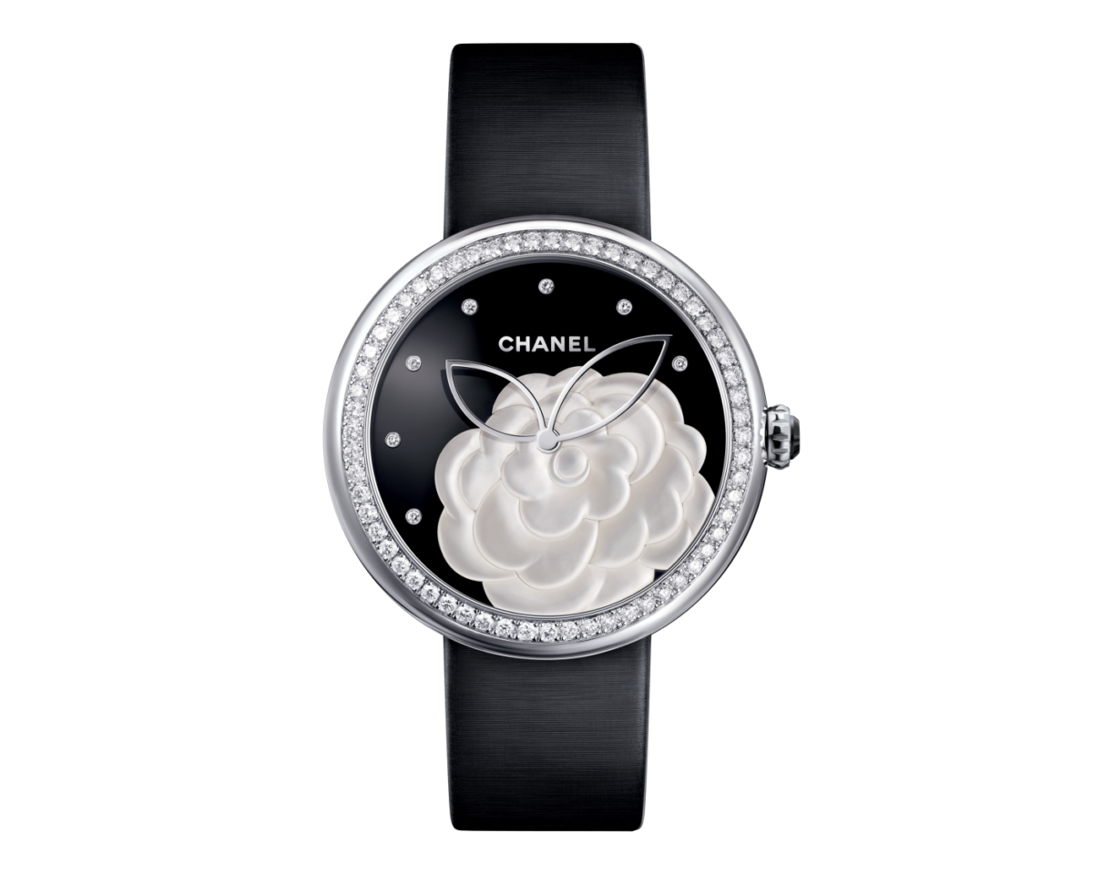 chanel orologio con fiore